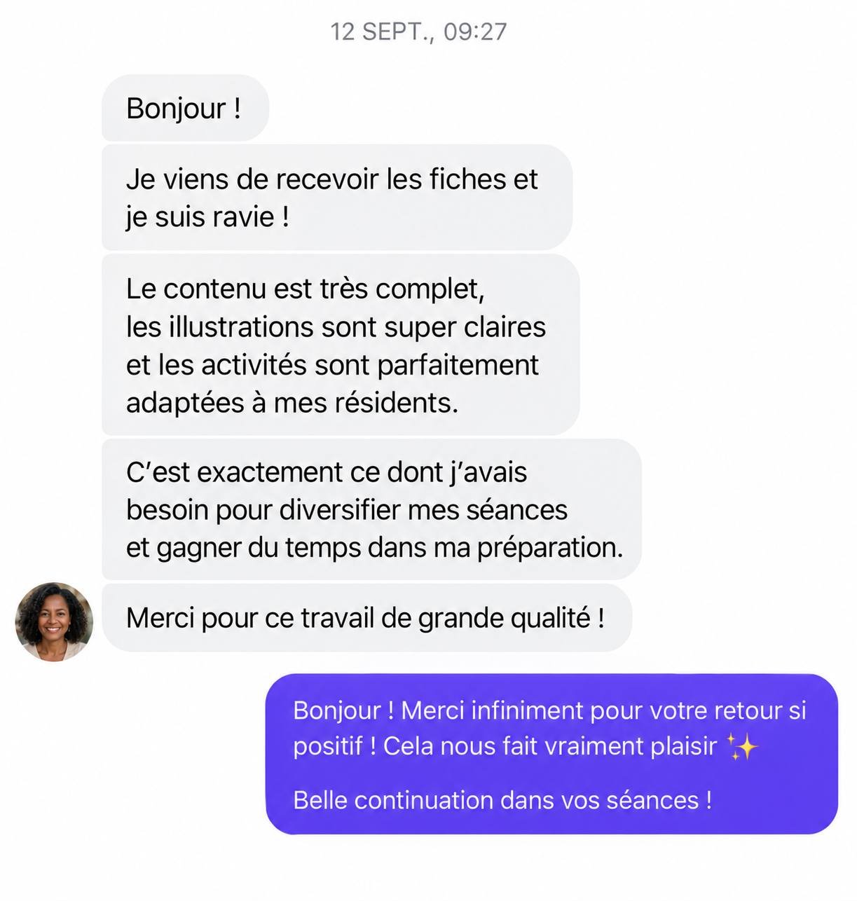 Témoignage client