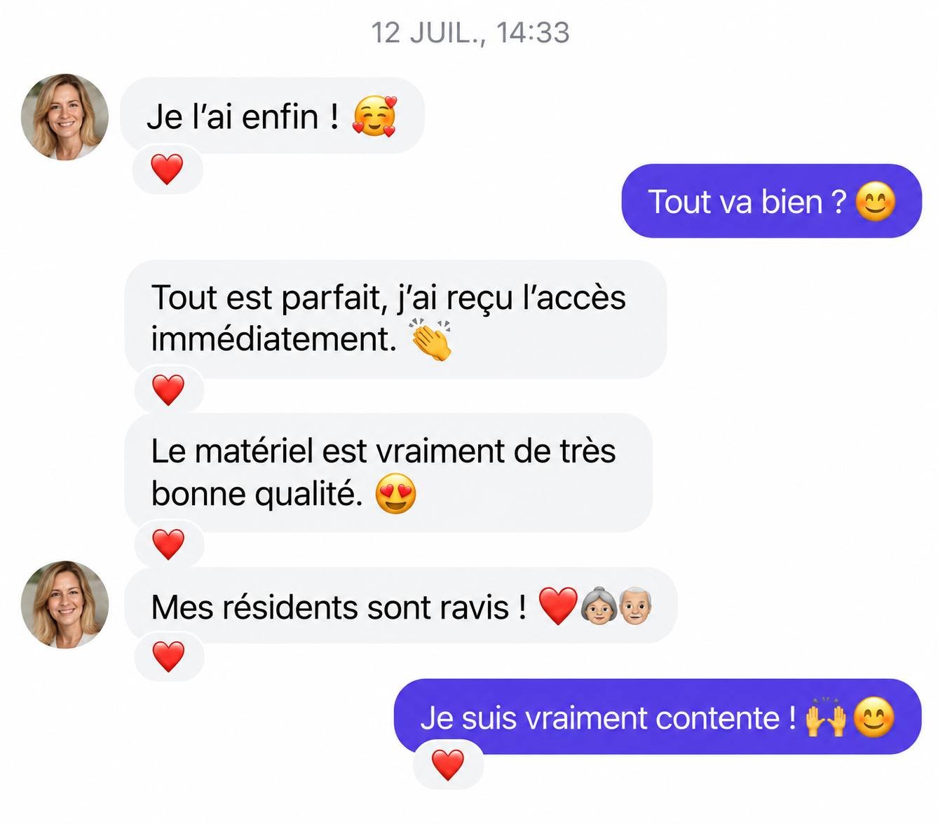 Témoignage client