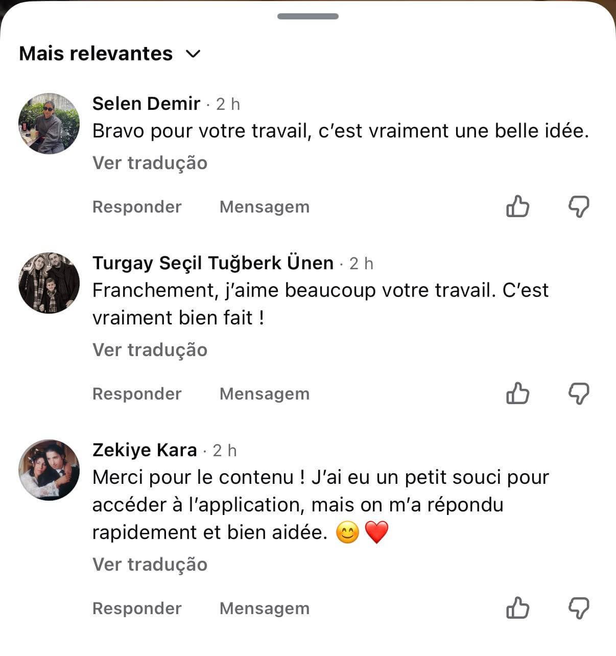 Témoignage client