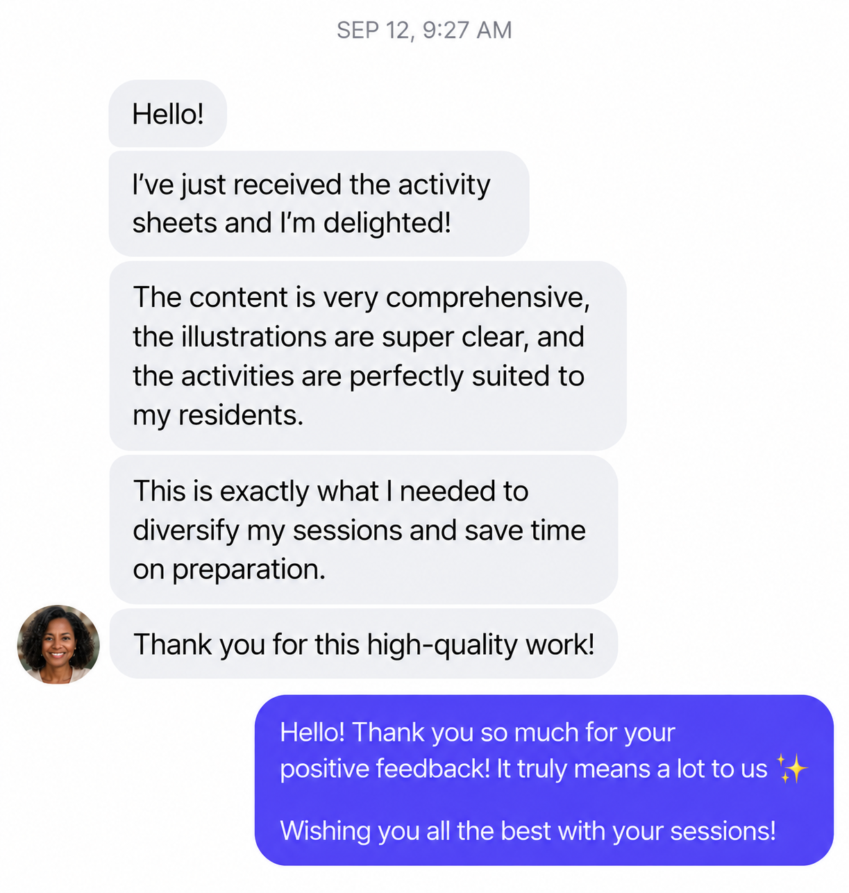 Customer feedback 2