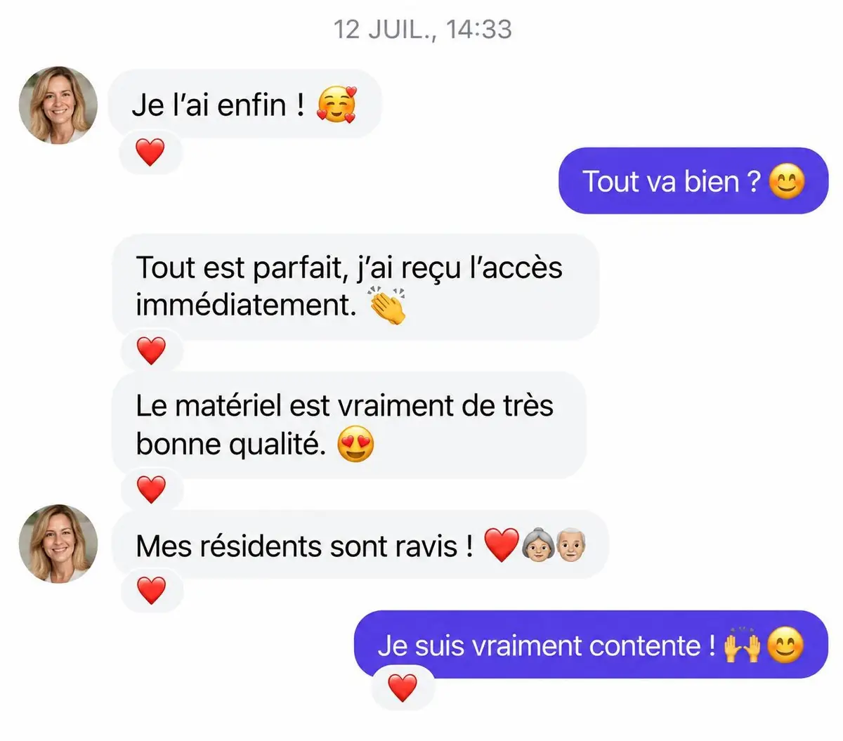 Témoignage client