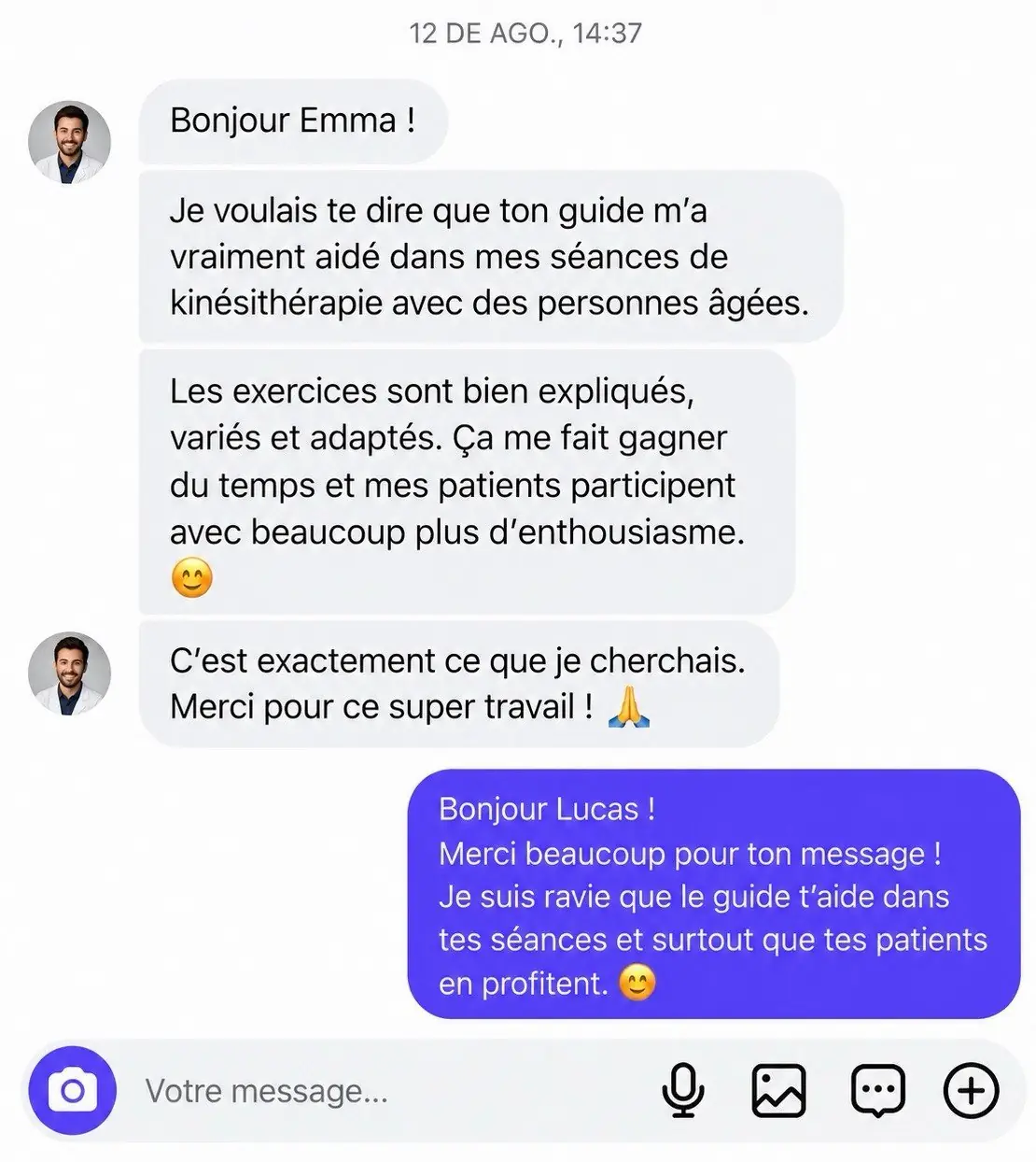 Témoignage client