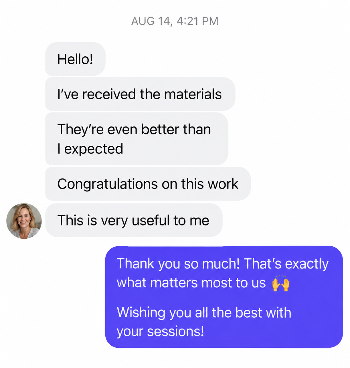 Customer feedback 3